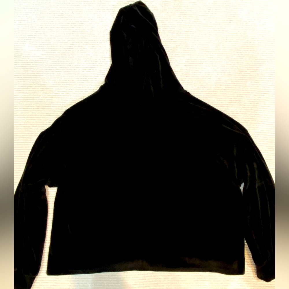 Wild Fable Brand Black Velour Hoodie, Size XXL
